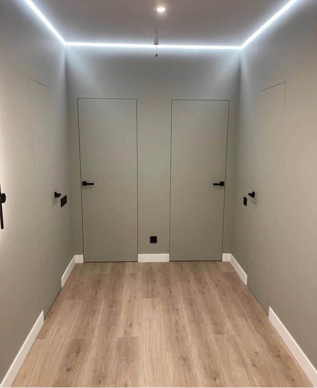 Обложка проекта: Скрытые двери и МДФ плинтус
