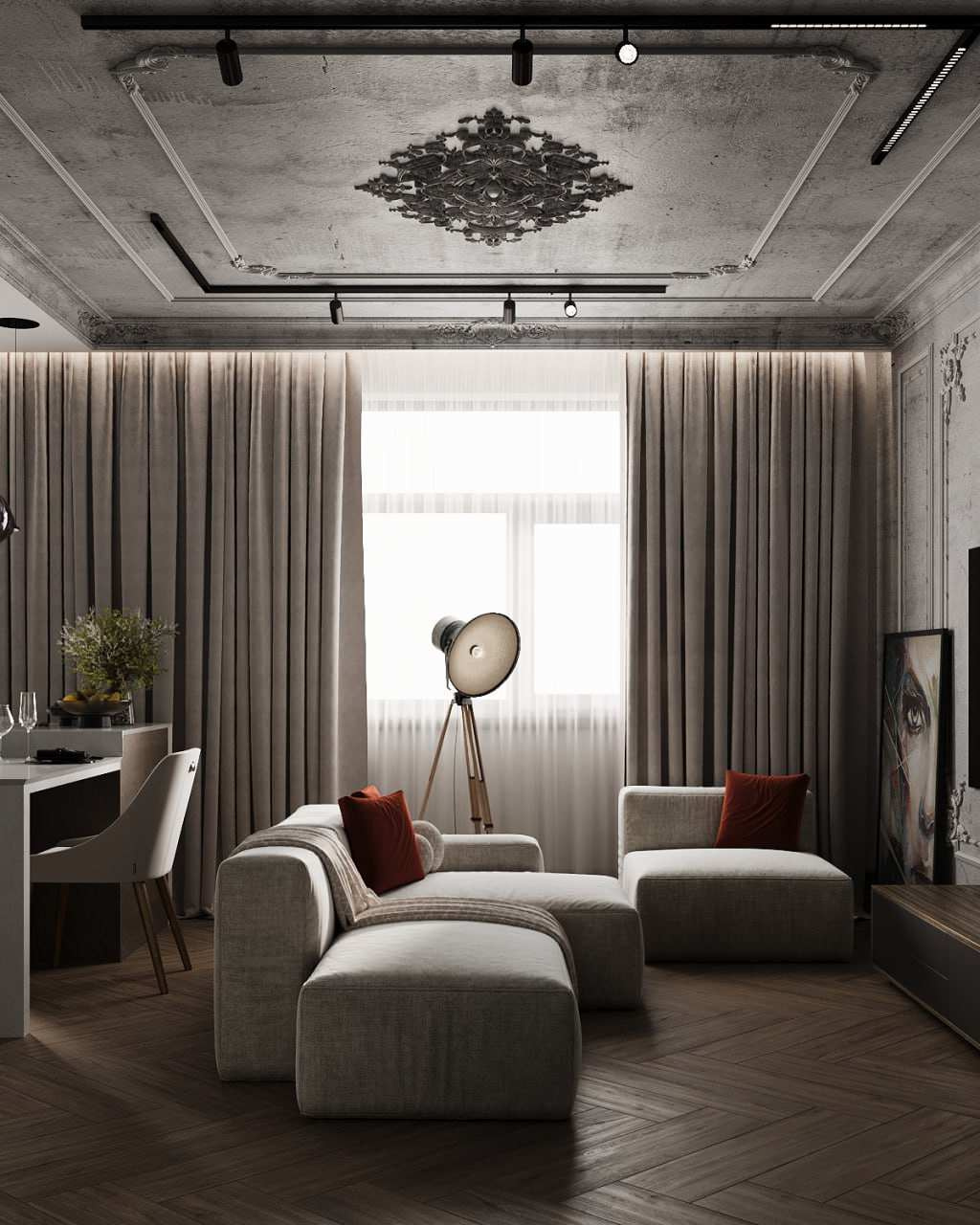 Дизайн-проект квартиры 67 кв.м