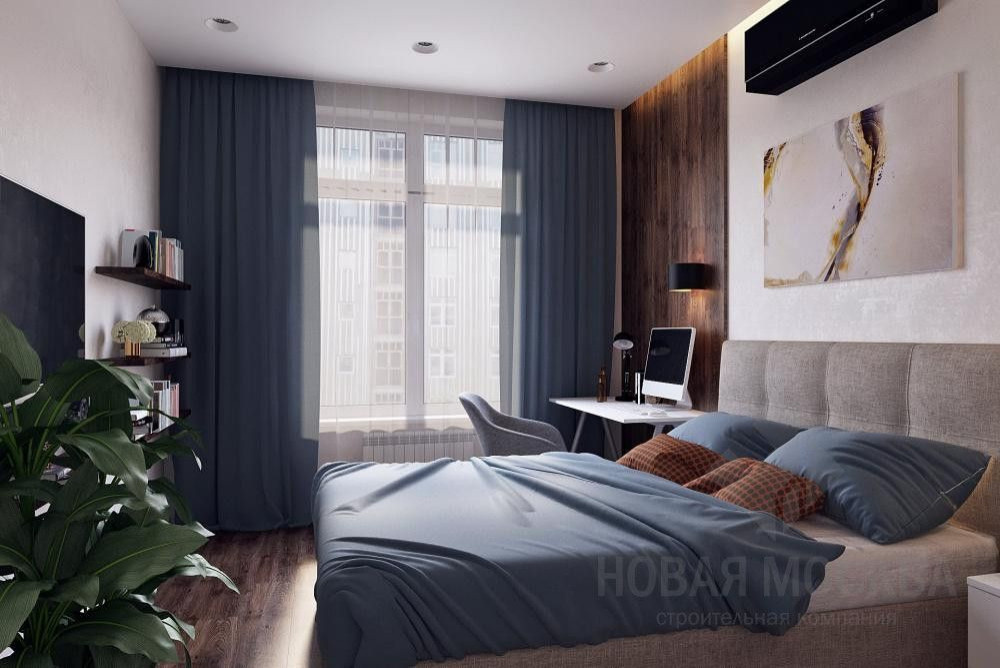 Дизайн-проект однокомнатной квартиры 42 кв.м. в ЖК «Рассказово»