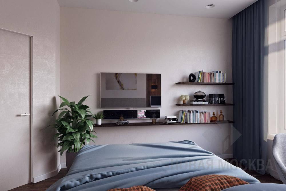 Дизайн-проект однокомнатной квартиры 42 кв.м. в ЖК «Рассказово»