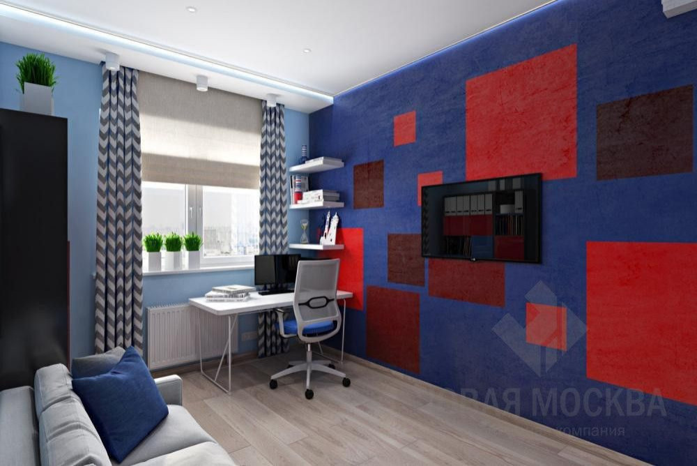 Дизайн-проект четырехкомнатной квартиры 120,9 кв.м. в ЖК «V-House»