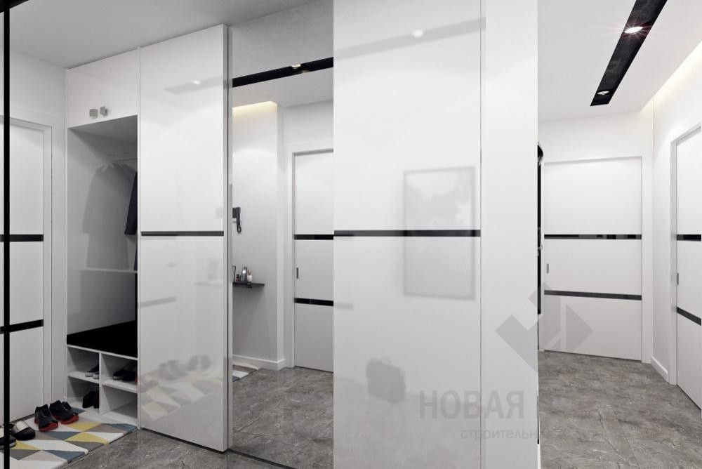 Дизайн-проект двухкомнатной квартиры 72,6 кв.м. в ЖК «Зеленая линия»