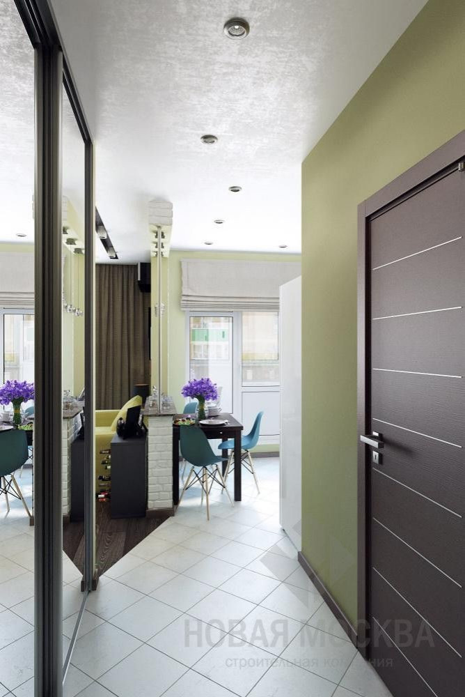 Дизайн-проект однокомнатной квартиры 38 кв.м. в ЖК «Зеленая линия»