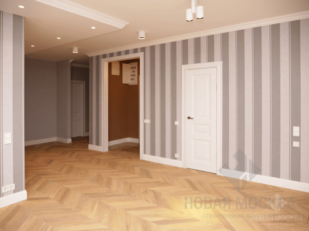 Ремонт четырехкомнатной квартиры 129 кв.м. в ЖК «Лобачевский»