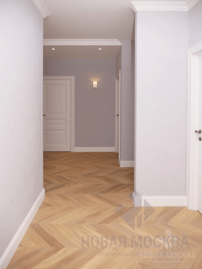 Ремонт четырехкомнатной квартиры 129 кв.м. в ЖК «Лобачевский»