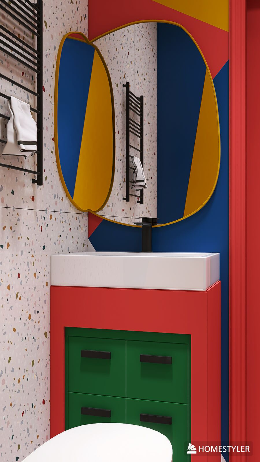 Г. АНАПА 20 КВ.М. РАДИКАЛЬНАЯ ЭКЛЕКТИКА ИЛИ ПОП АРТ