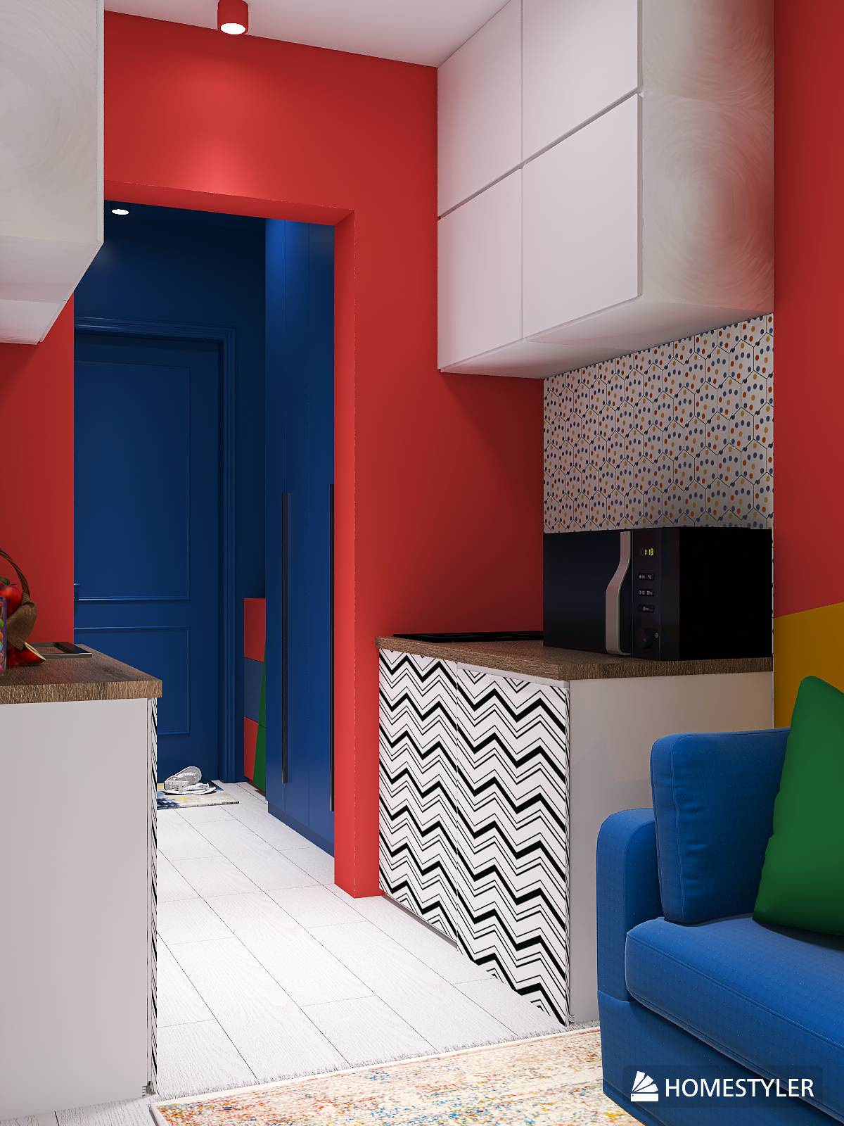 Г. АНАПА 20 КВ.М. РАДИКАЛЬНАЯ ЭКЛЕКТИКА ИЛИ ПОП АРТ