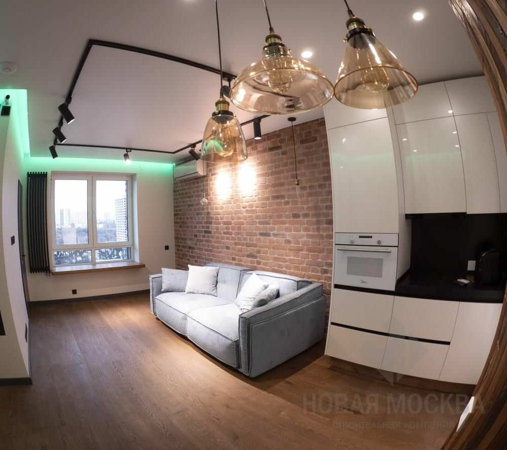 Ремонт однокомнатной квартиры 37,8 кв.м. в ЖК «Домашний»