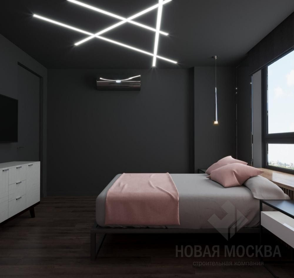 Дизайн-проект двухкомнатной квартиры 54 кв.м. в ЖК «Саларьево парк»