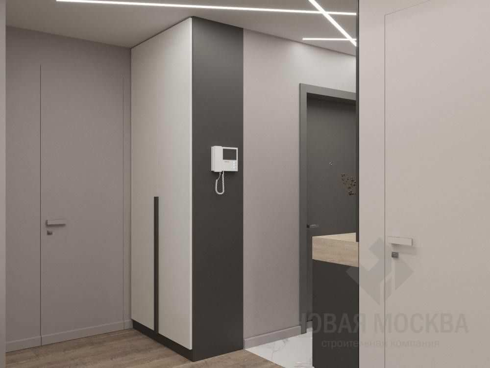 Дизайн-проект трехкомнатной квартиры 80 кв.м в ЖК «Аннино парк»