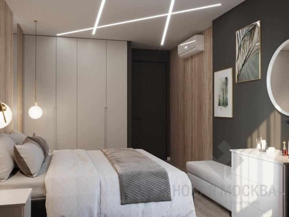 Дизайн-проект трехкомнатной квартиры 80 кв.м в ЖК «Аннино парк»