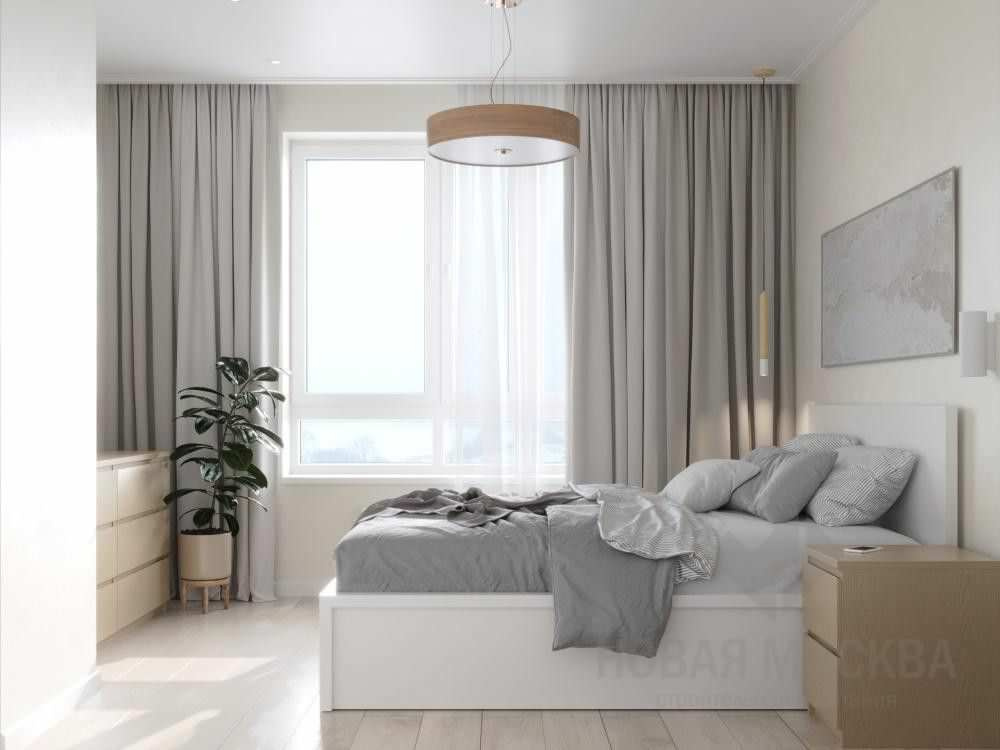 Дизайн-проект двухкомнатной квартиры 64 кв.м в ЖК «Переделкино Ближнее»