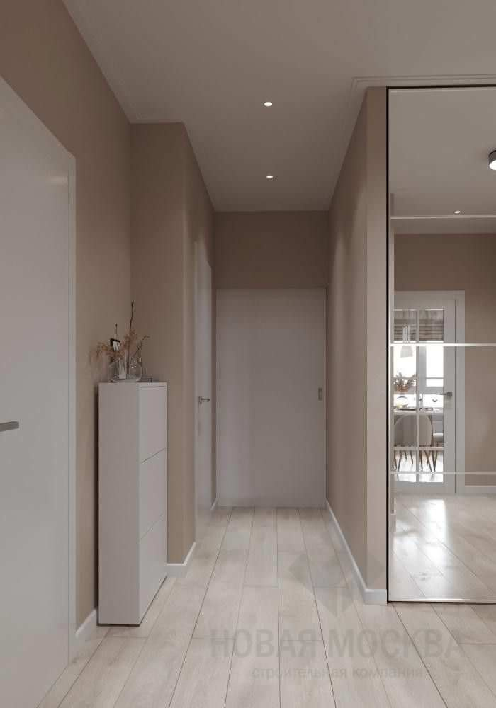 Дизайн-проект двухкомнатной квартиры 64 кв.м в ЖК «Переделкино Ближнее»