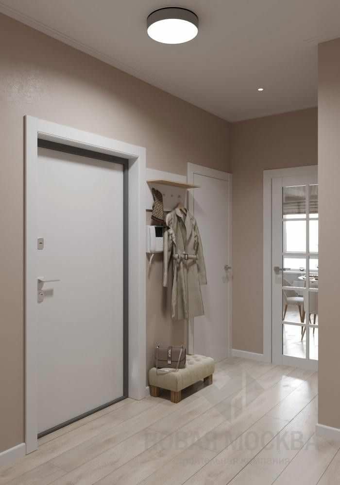 Дизайн-проект двухкомнатной квартиры 64 кв.м в ЖК «Переделкино Ближнее»