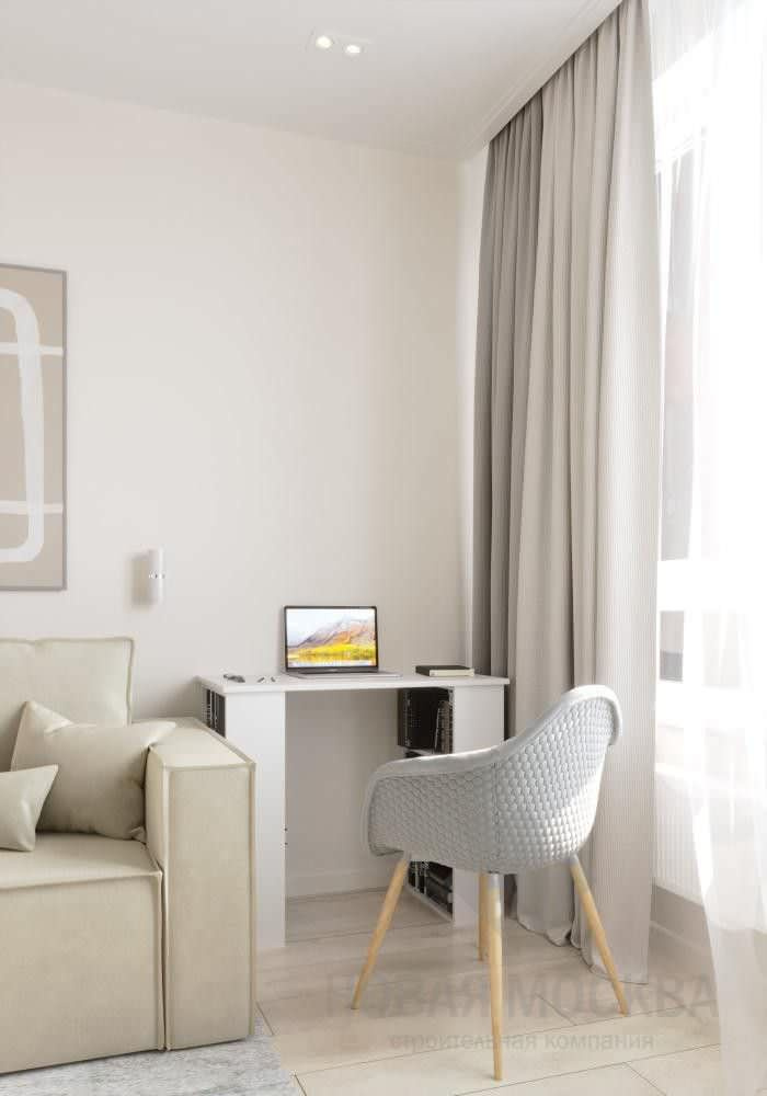 Дизайн-проект двухкомнатной квартиры 64 кв.м в ЖК «Переделкино Ближнее»