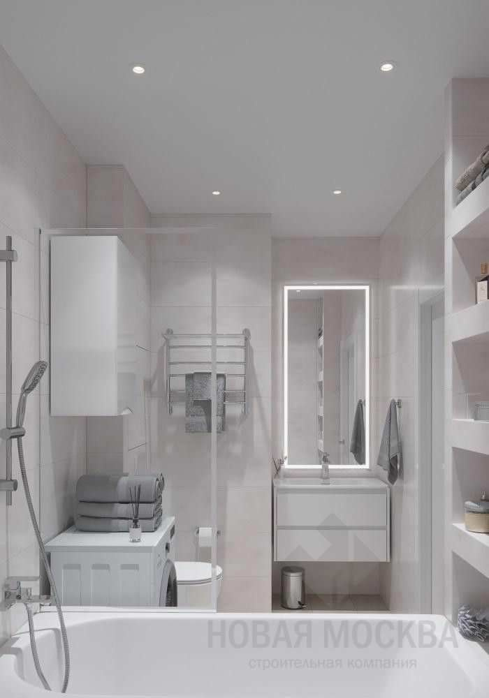 Дизайн-проект двухкомнатной квартиры 64 кв.м в ЖК «Переделкино Ближнее»