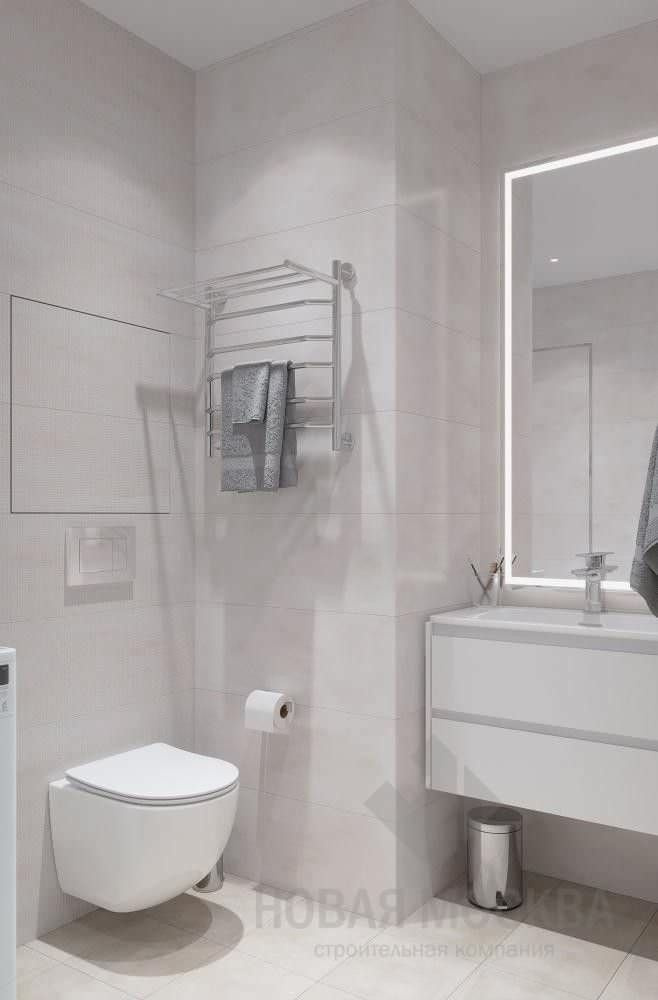 Дизайн-проект двухкомнатной квартиры 64 кв.м в ЖК «Переделкино Ближнее»