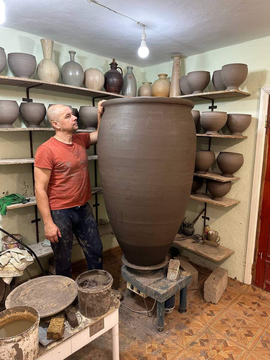 Керамические изделия для Японского Сада в Парке Галицкого