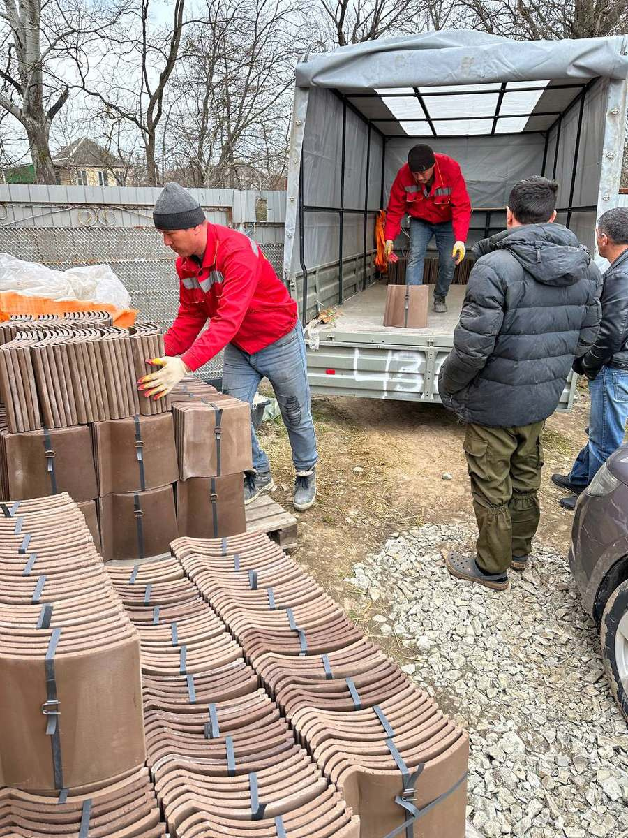 Керамические изделия для Японского Сада в Парке Галицкого