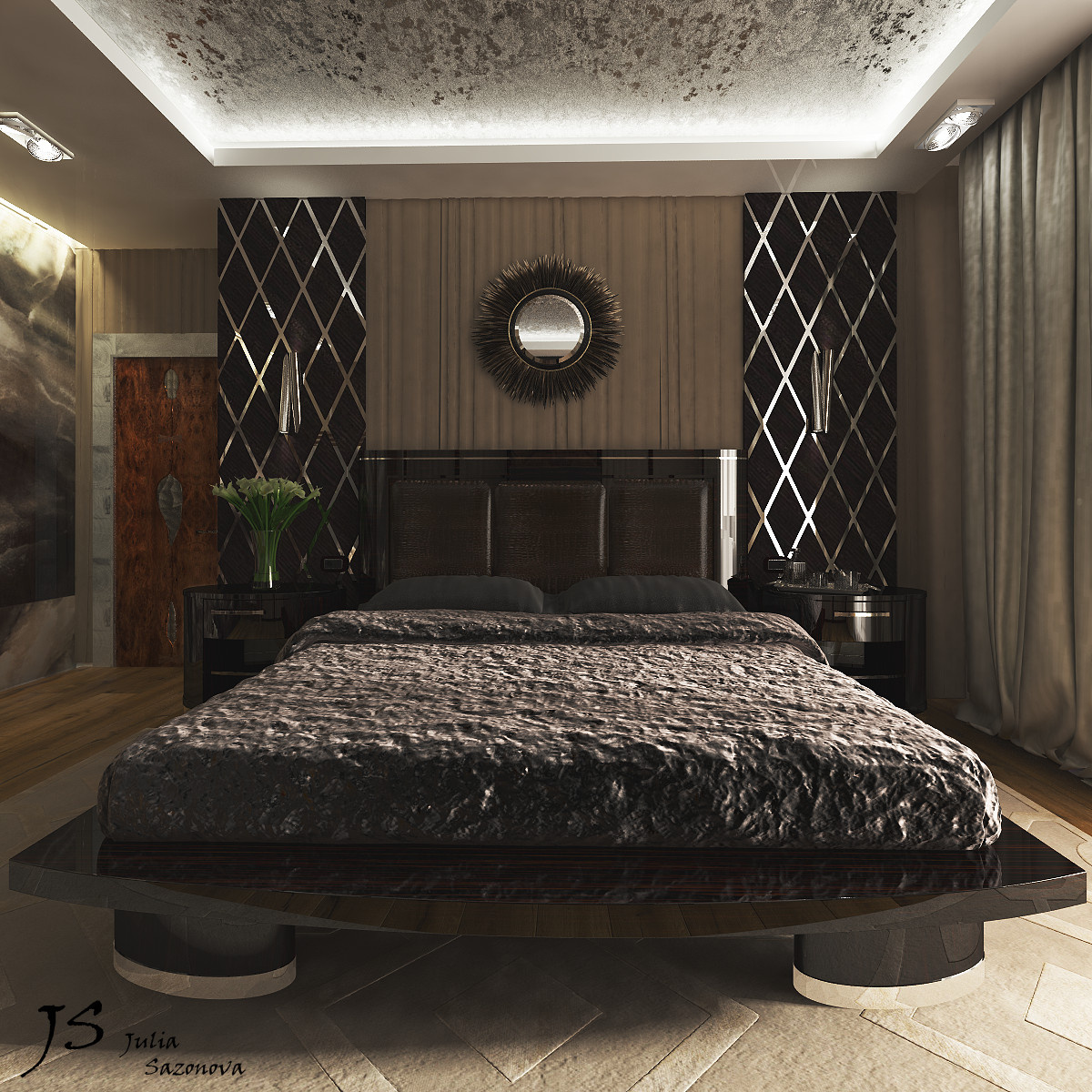 Спальня в стиле Ар Деко