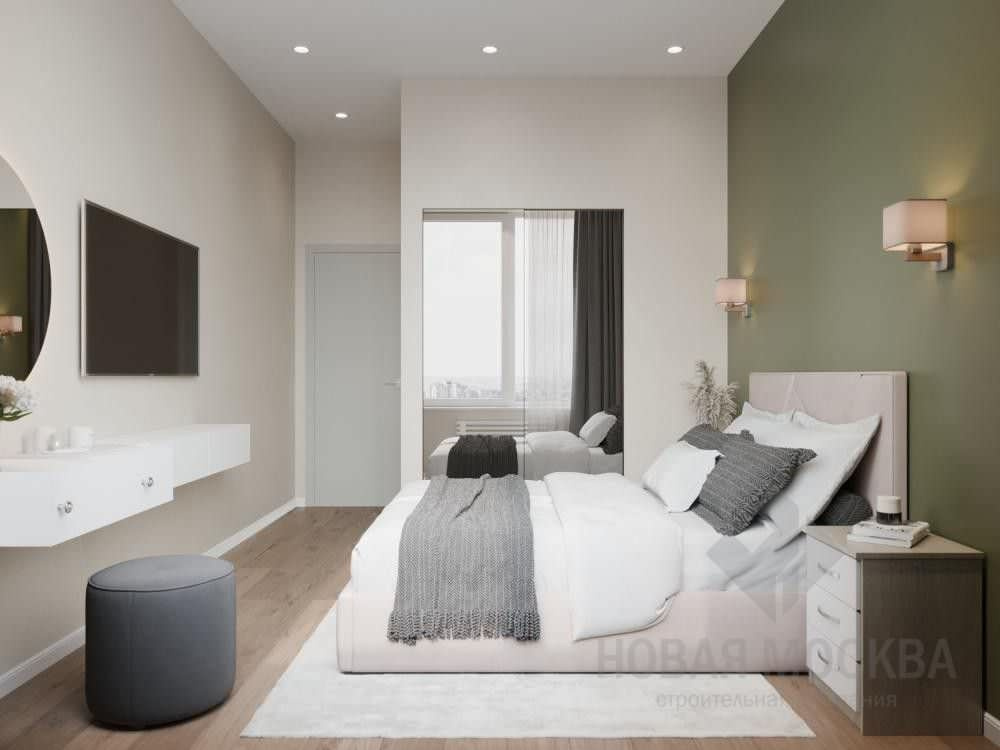 Дизайн-проект однокомнатной квартиры 40 кв.м в ЖК «Москва А101»