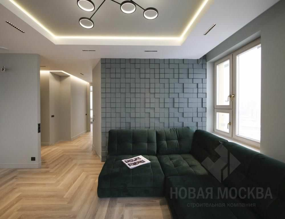 Ремонт трехкомнатной квартиры 70 кв.м в ЖК «Новая звезда»