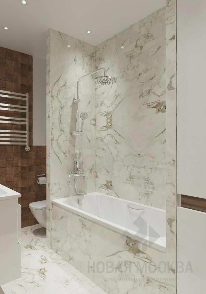 Дизайн-проект однокомнатной квартиры 40 кв.м в Марьино в ЖК «Домашний»