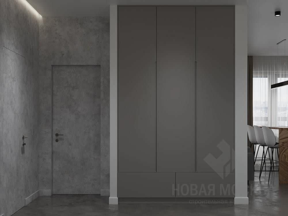 Дизайн-проект двухкомнатной квартиры 60 кв.м ЖК «Вестердам»