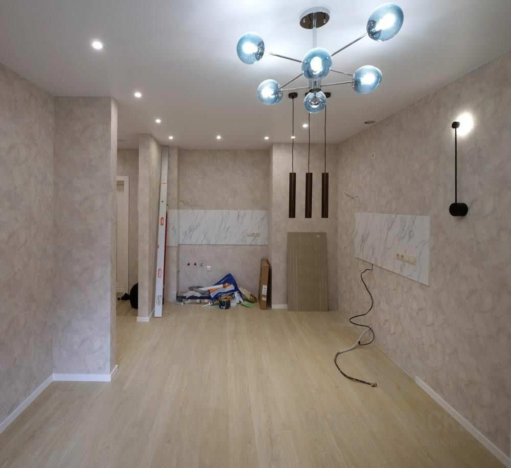 Ремонт 1-комнатной квартиры площадью 35 кв.м в ЖК «Лучи»