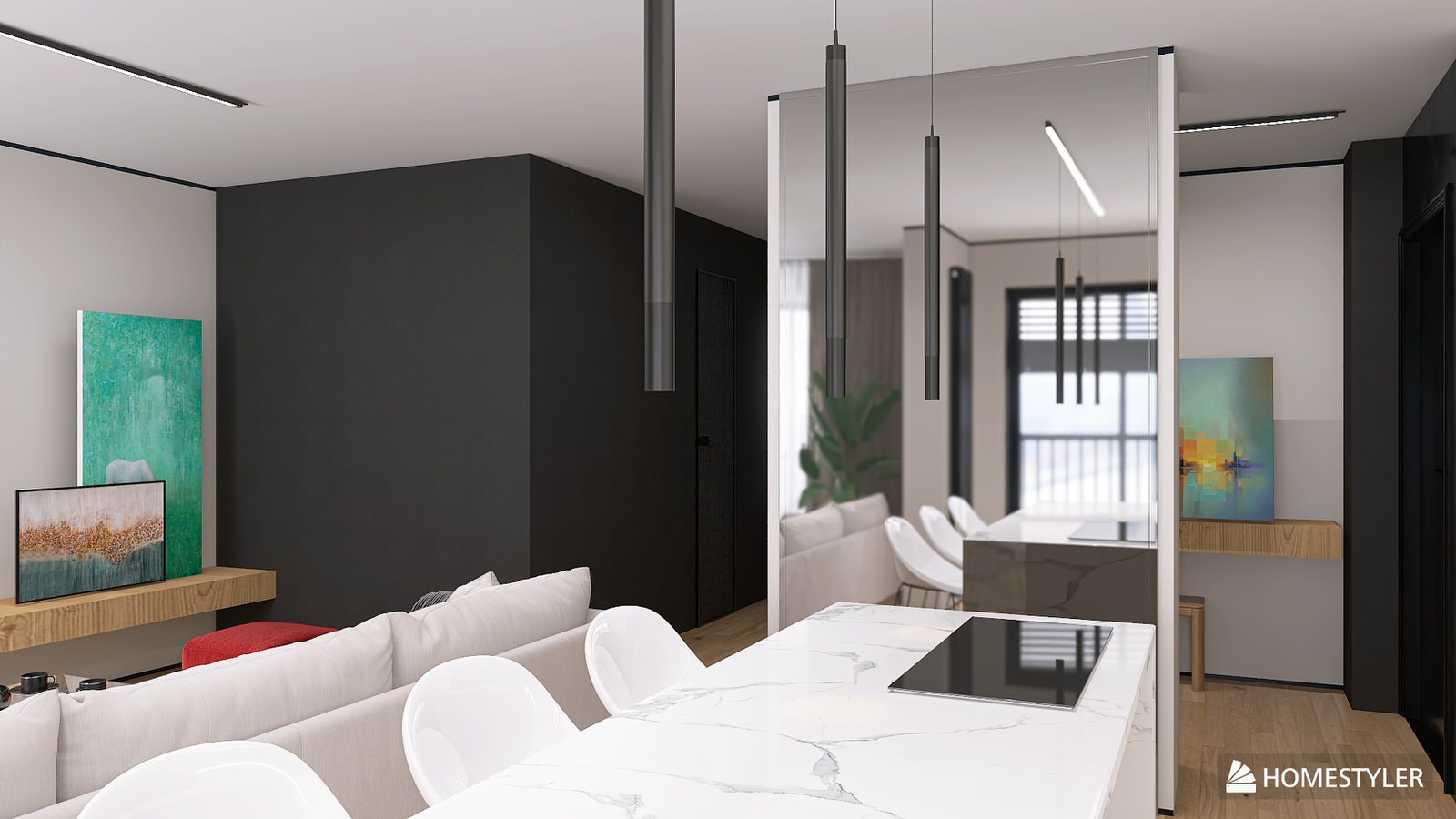 квартира в стиле минмализм