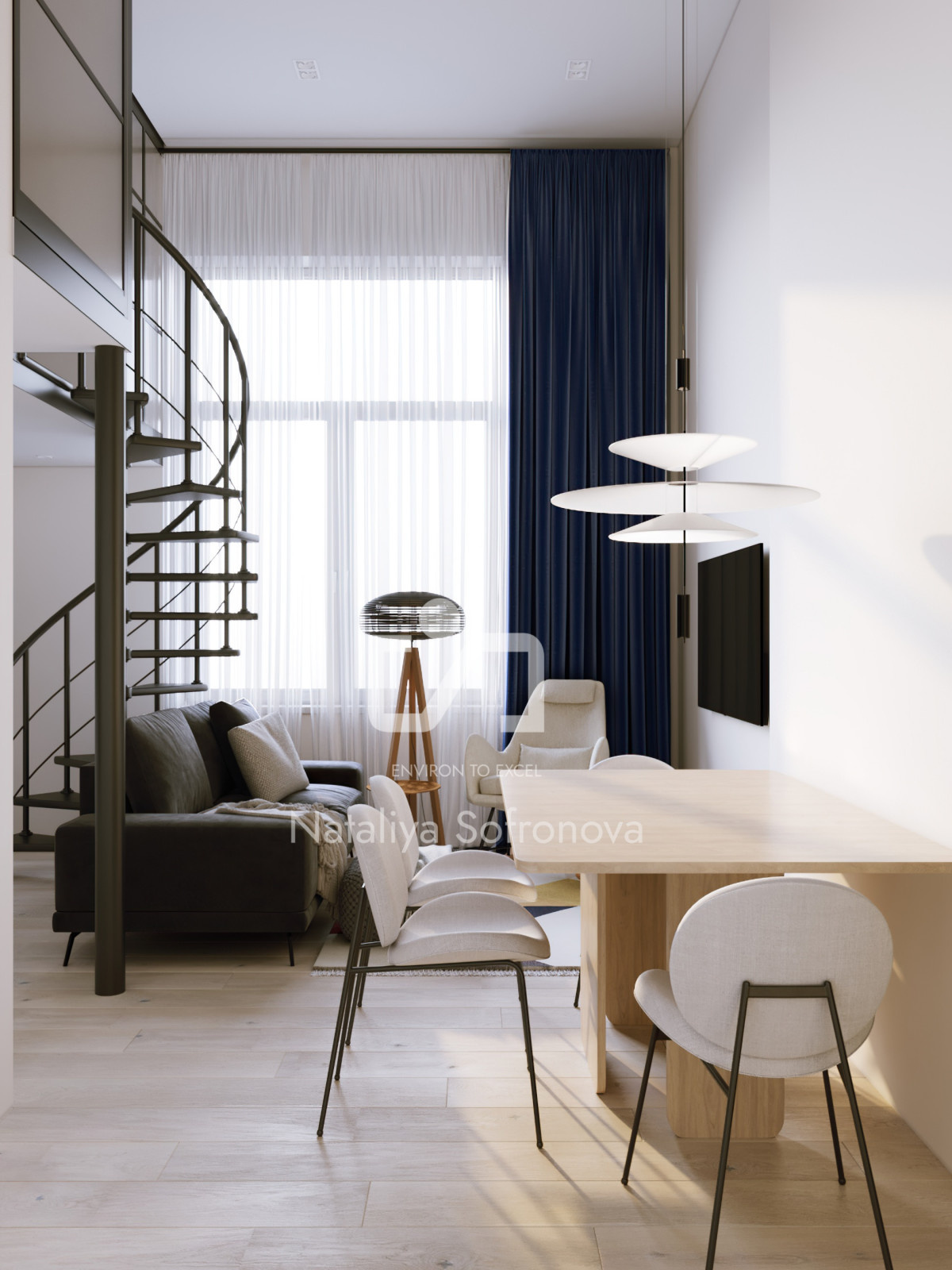 Living Room in White