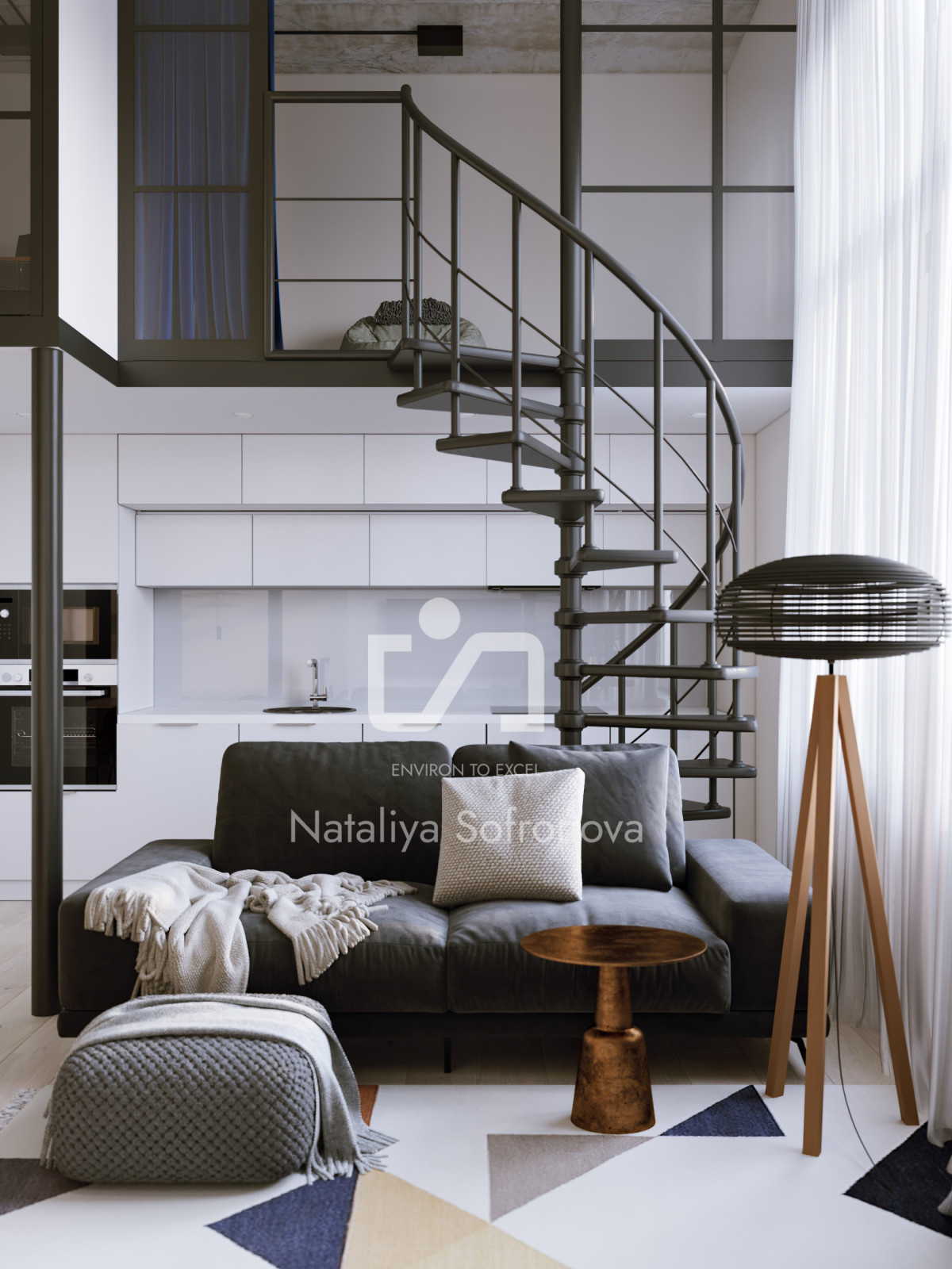 Living Room in White