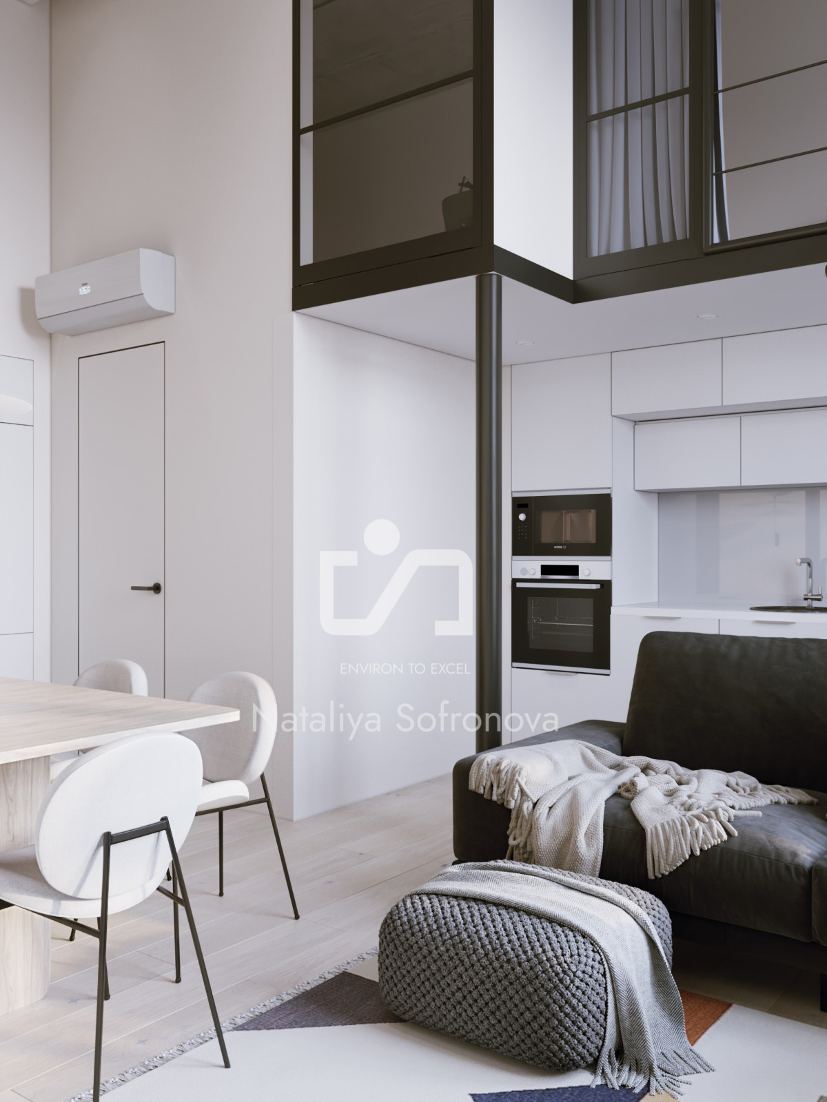 Living Room in White