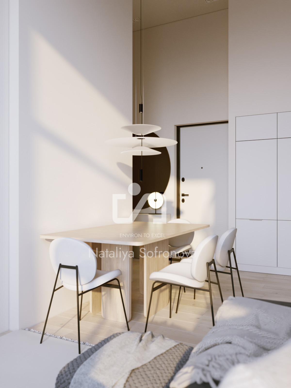 Living Room in White