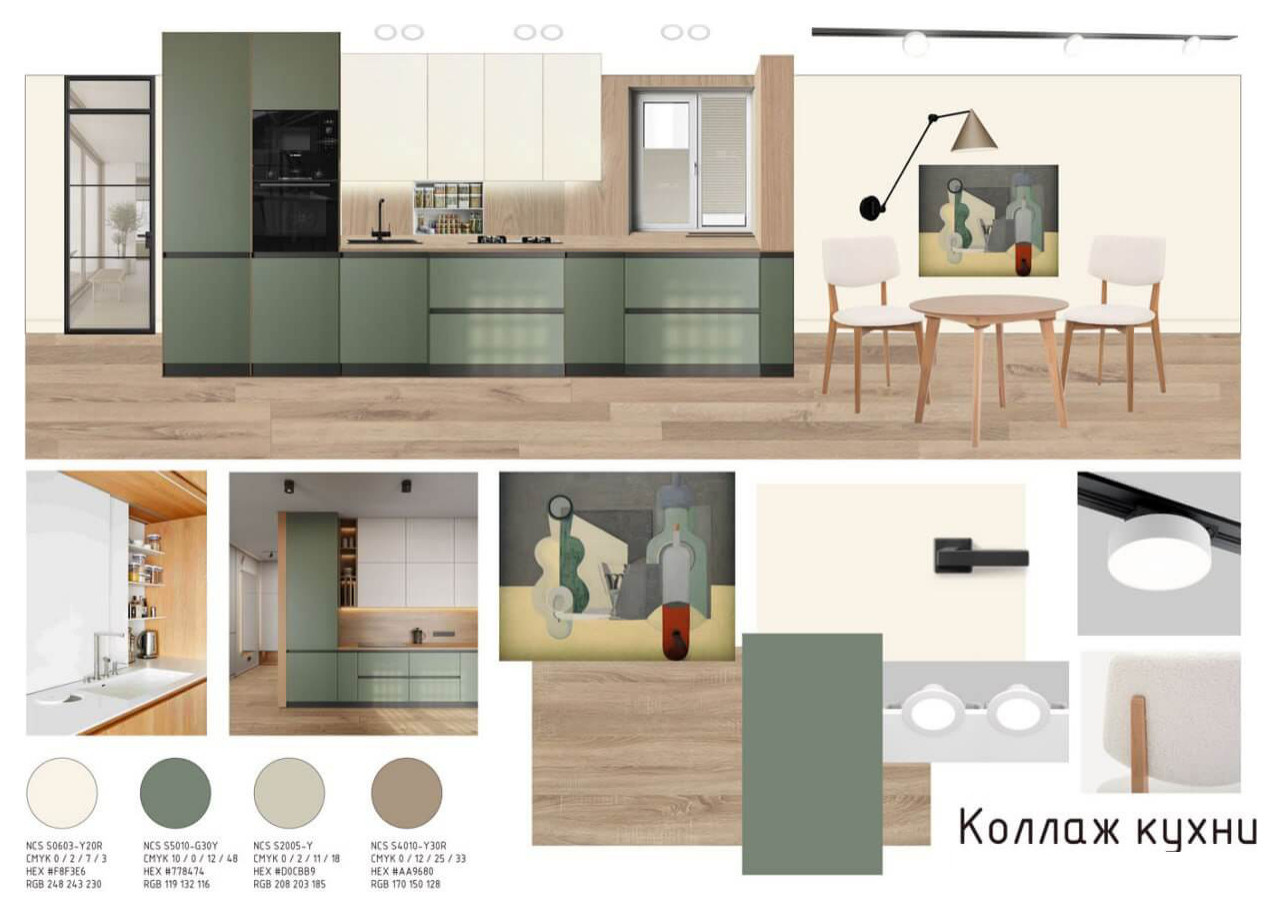 Квартира 55 кв.м. г. Ставрополь 28102024 Кухня