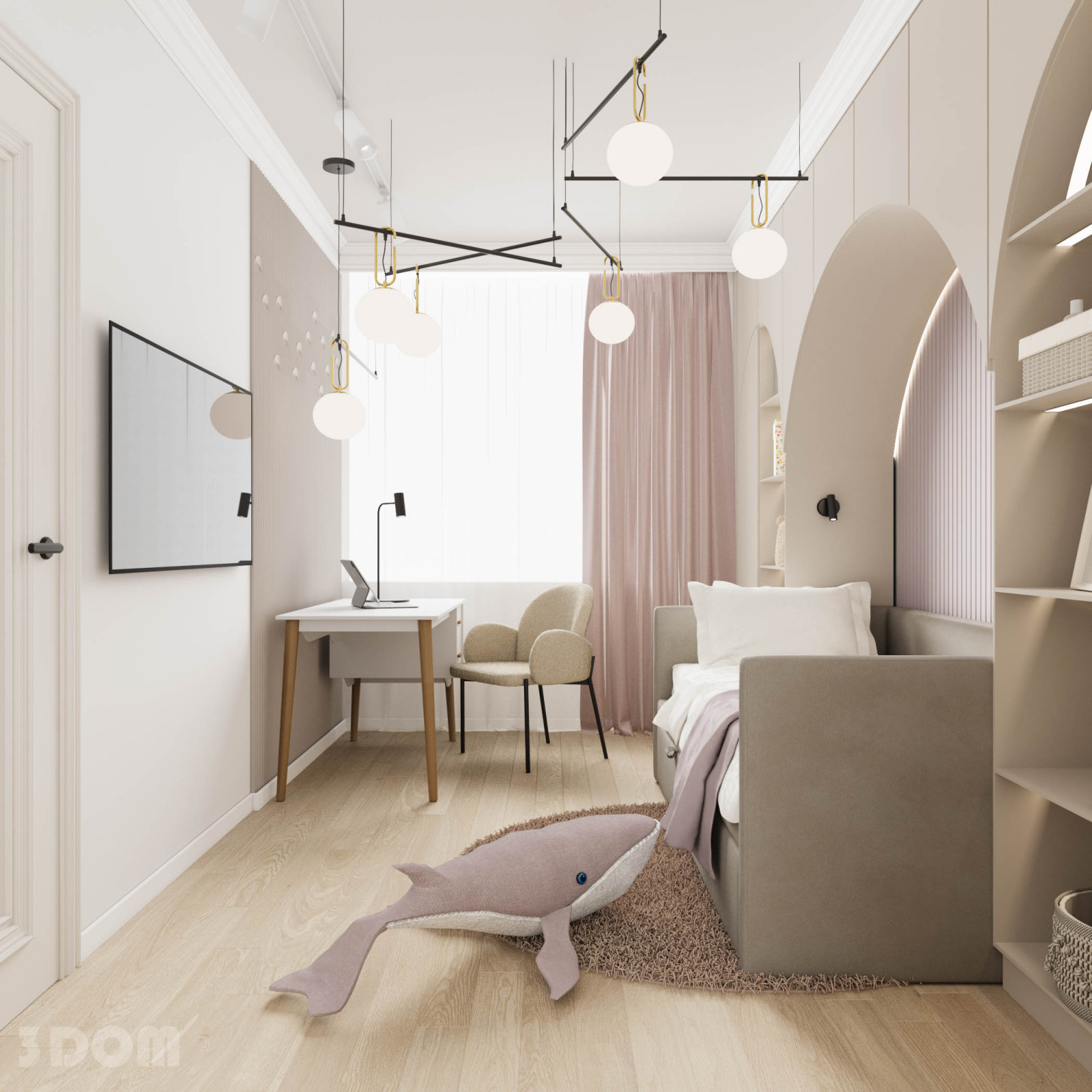 КВАРТИРА ЖК "ГРИНСАЙД" 78кв.м | 3DOM