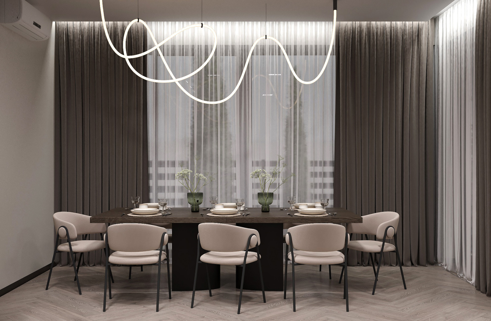 Одноэтажный дом в КП Николино парк