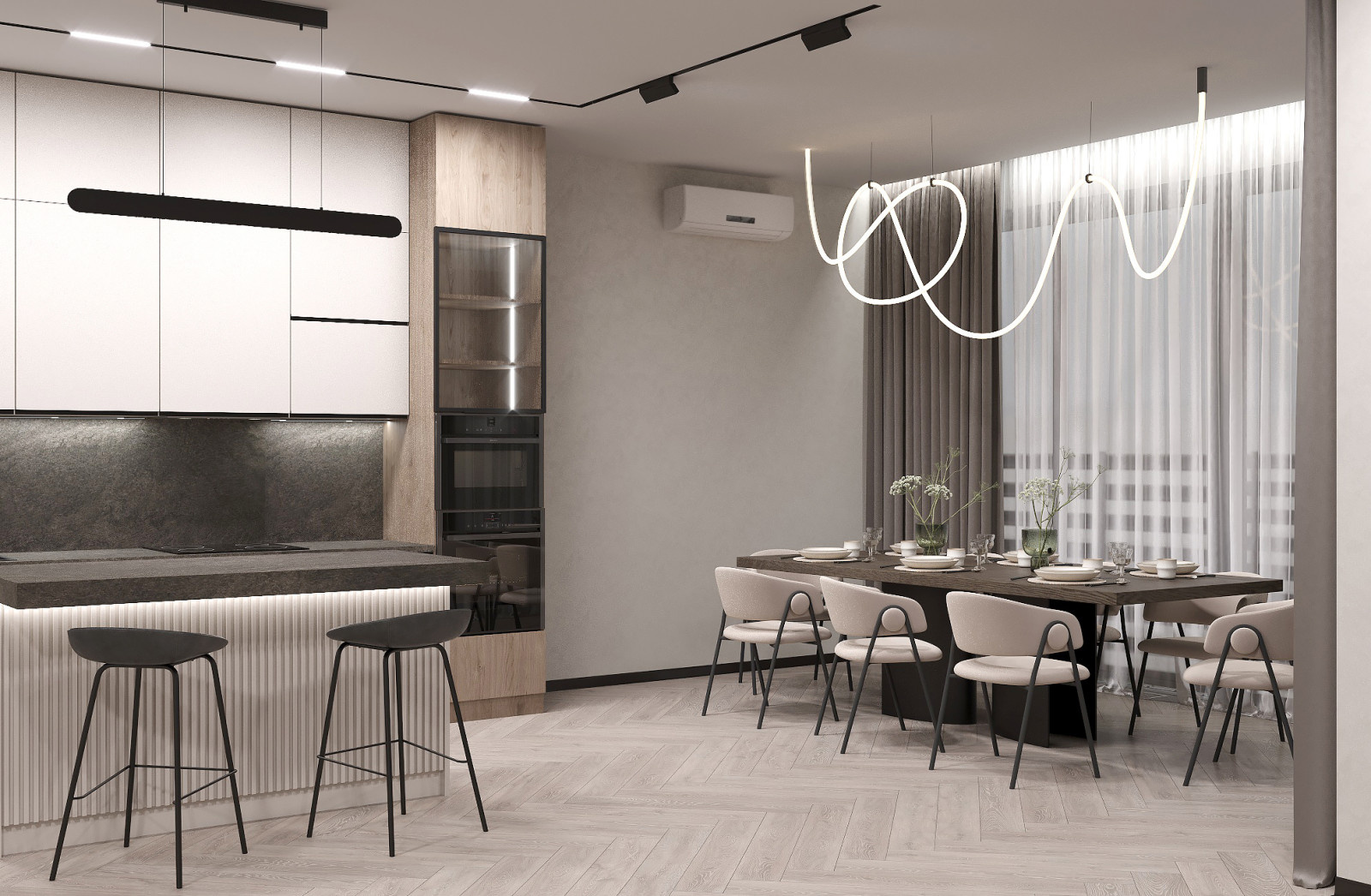 Одноэтажный дом в КП Николино парк