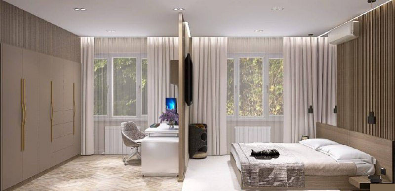 Интерьер контемпораре.