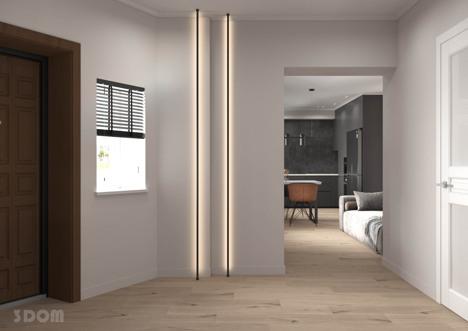 КВАРТИРА АКСАЙ 38кв.м | 3DOM