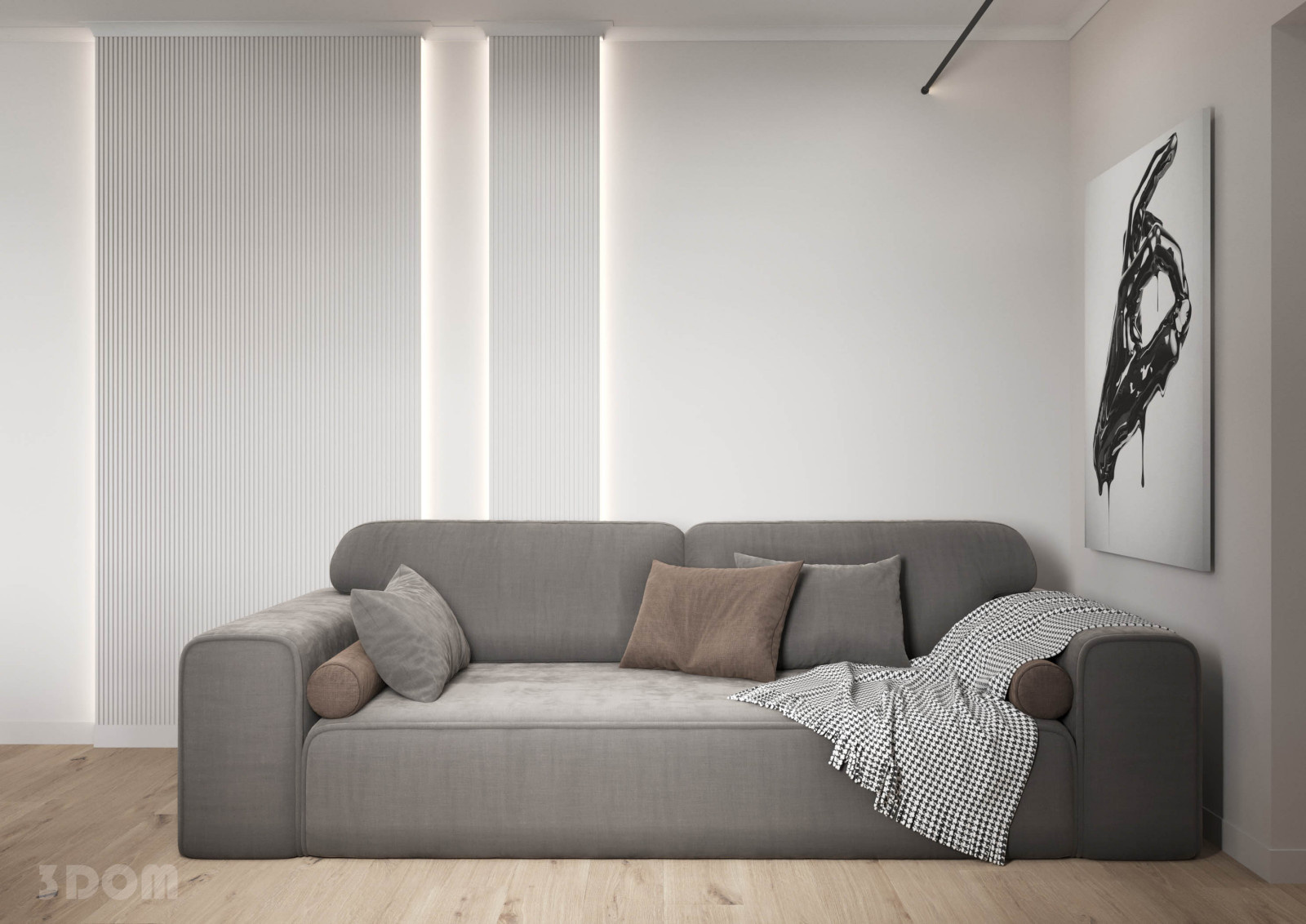 КВАРТИРА АКСАЙ 38кв.м | 3DOM