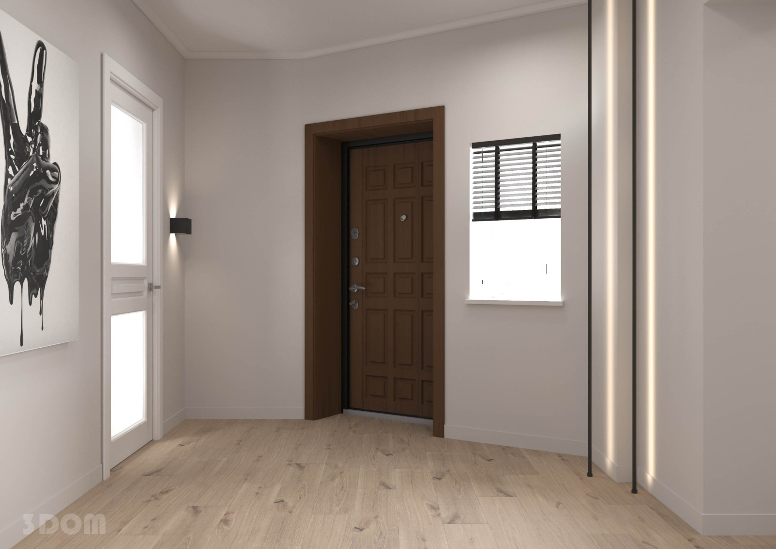 КВАРТИРА АКСАЙ 38кв.м | 3DOM