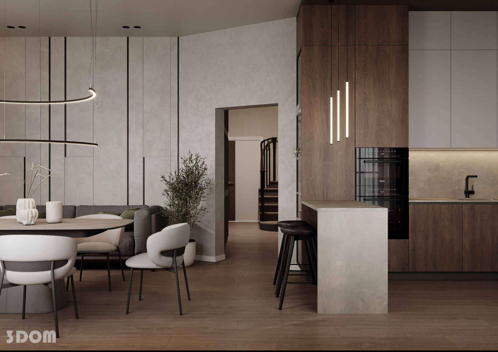 ДОМ ДВУХЭТАЖНЫЙ РНД 200кв.м | 3DOM