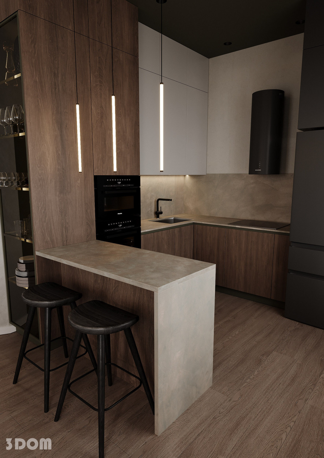 ДОМ ДВУХЭТАЖНЫЙ РНД 200кв.м | 3DOM