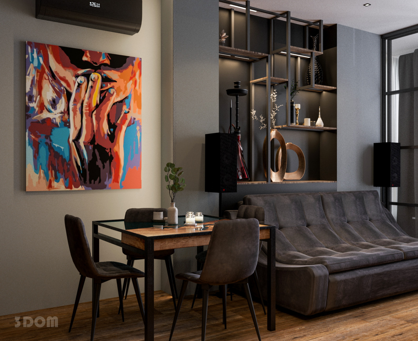 КВАРТИРА НОВОЧЕРКАССК 60кв.м | 3DOM