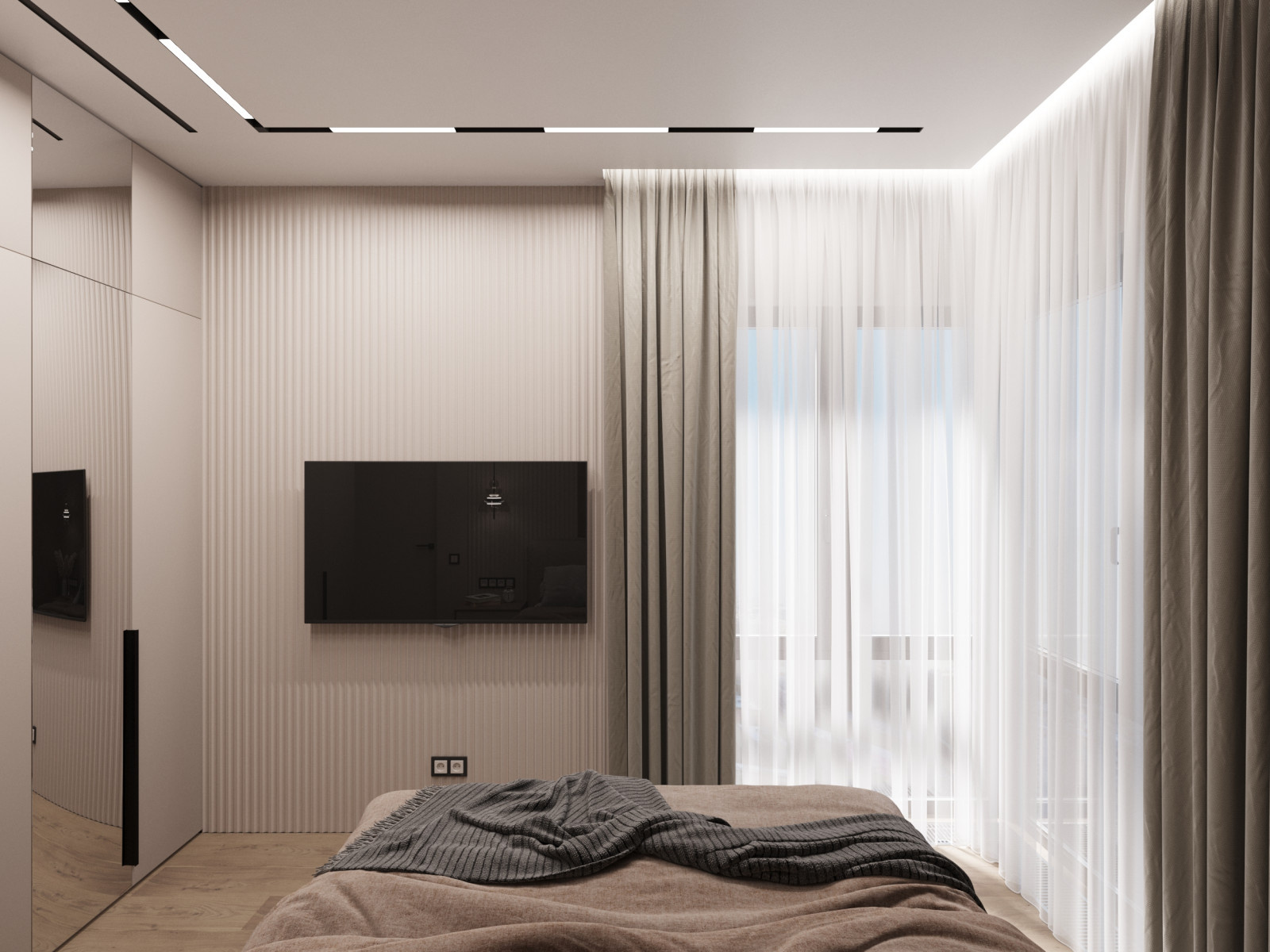 Дизайн проект - Квартира 80 м2 для многодетной семьи с двумя детскими комнатами