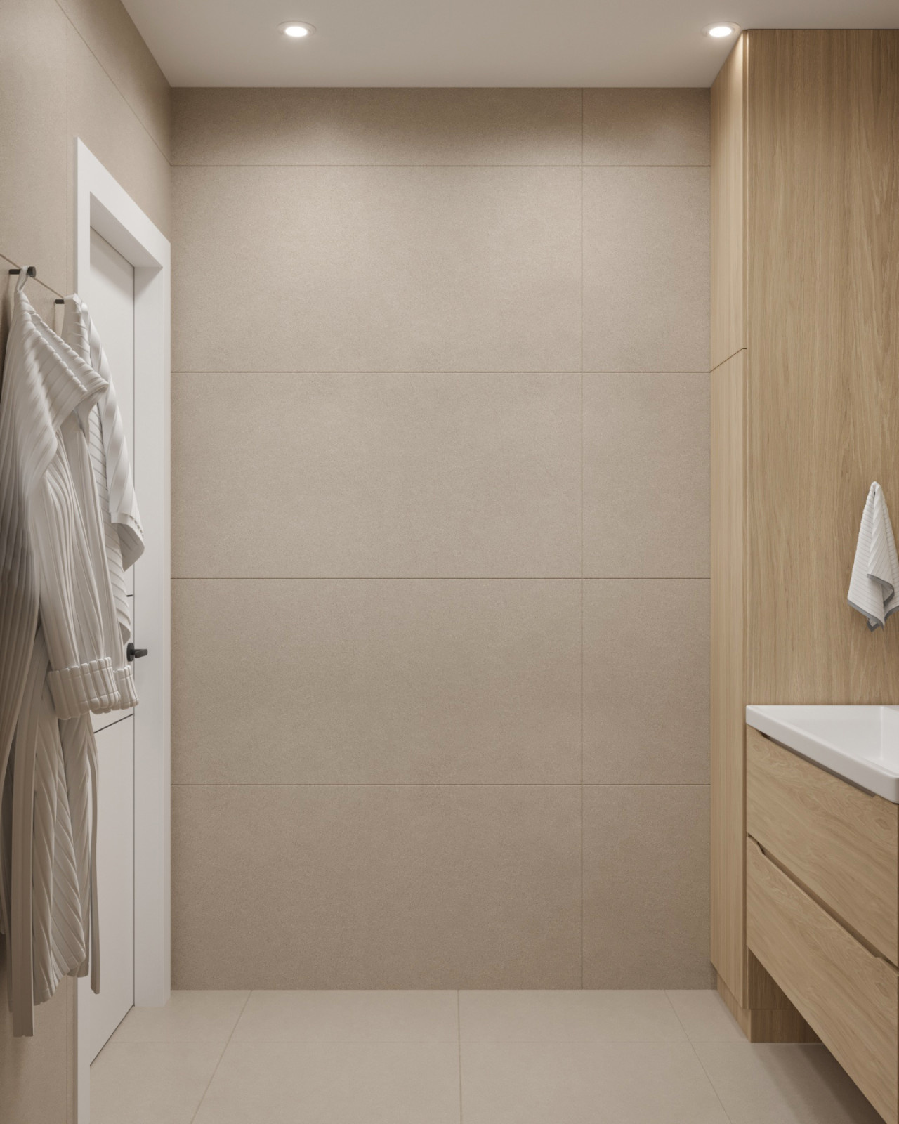 Design project of a one bedroom apartment