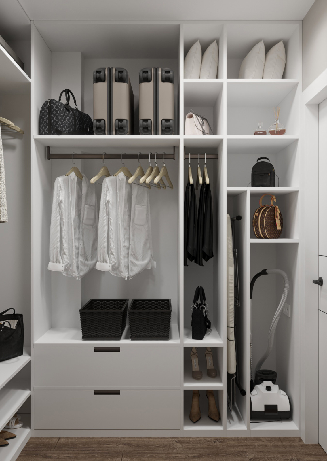 Design project of a one bedroom apartment