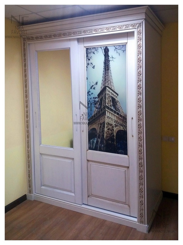 WOODEN SLIDING DOORS WARDROBE