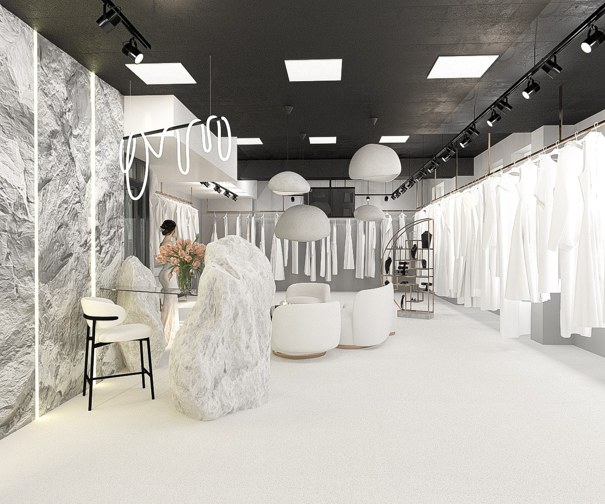 Дизайн-проект  свадебного салона